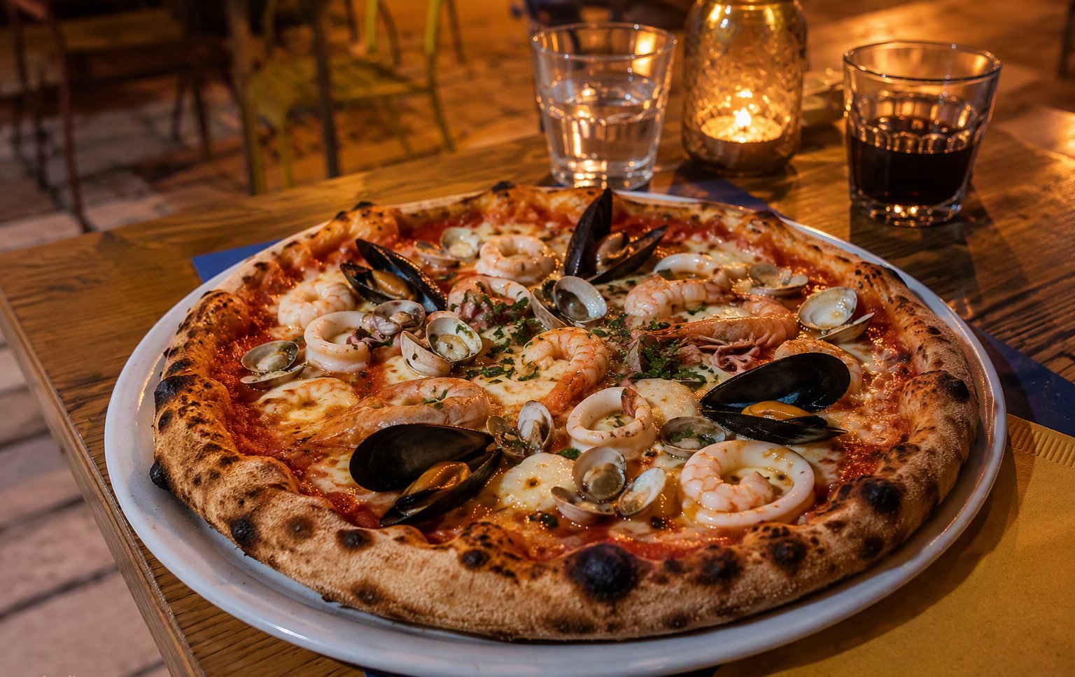 Pizza ai frutti di mare